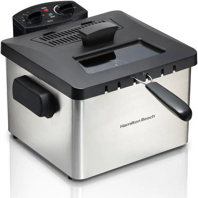 Main image of Hamilton Beach® Professional-Style 5 Litre Deep Fryer with Timer, Stainless Steel, 35043C