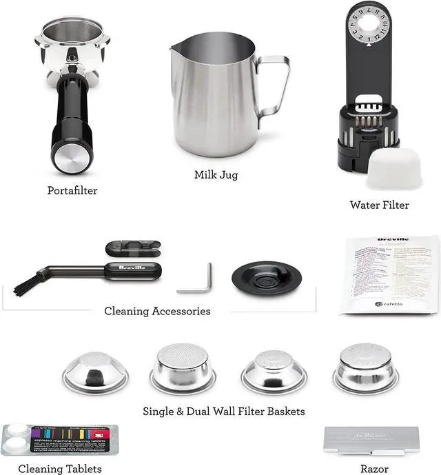 Alt view image 3 of 9 - Breville the Barista Express Impress Espresso Machine, Black Truffle, BES876BTR