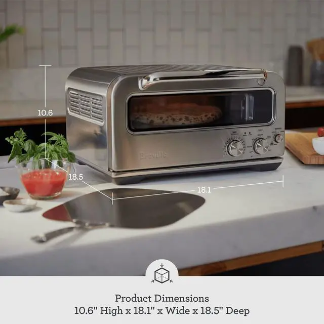 Alt view image 11 of 14 - Breville Smart Oven Pizzaiolo BPZ820BSS, Brushed Stainless Steel