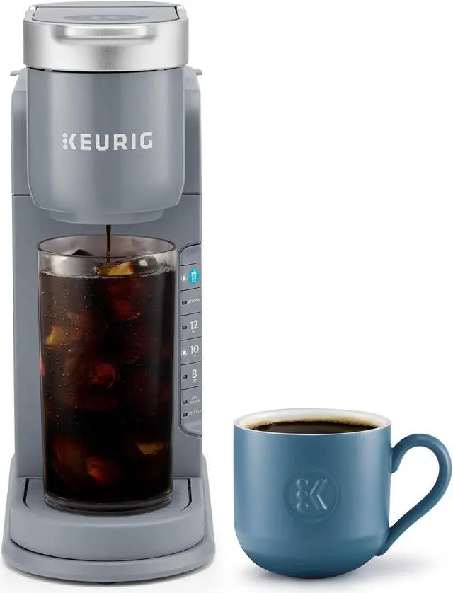 Alt view image 8 of 14 - Keurig K-Iced Single Serve Coffee Maker Arctic Gray (5000371871)
