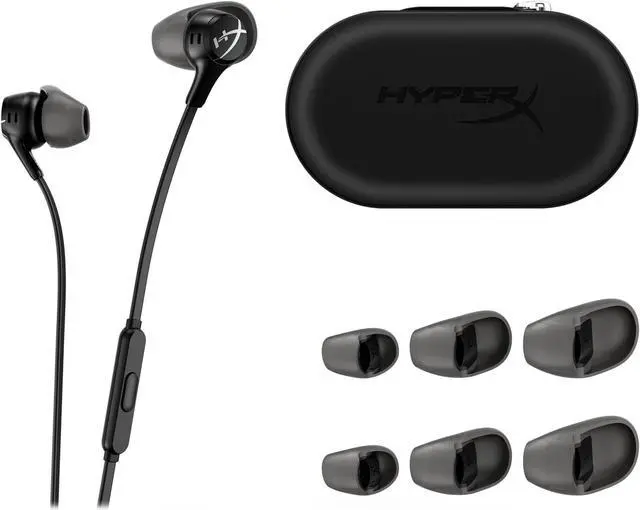 Alt view image 14 of 14 - HyperX Cloud Earbuds II - Gaming Earbuds with Mic - Black