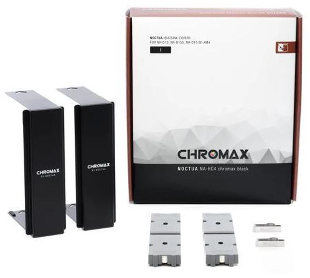 Alt view image 2 of 4 - NA-HC4 chromax.black, Heatsink Cover for NH-D15, NH-D15S & NH-D15 SE-AM4 (Black)