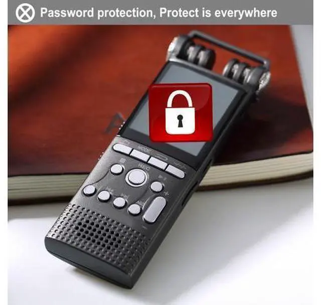 Alt view image 5 of 7 - Professional Voice Activated Digital Voice Recorder 16GB USB Spy Pen Non-Stop 70hrs Recording PCM 1536Kbps,Support TF-Card, Cellphone Recorder and Dictaphone Recorder