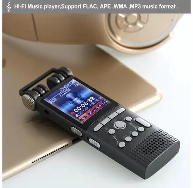 Alt view image 6 of 7 - Professional Voice Activated Digital Voice Recorder 16GB USB Spy Pen Non-Stop 70hrs Recording PCM 1536Kbps,Support TF-Card, Cellphone Recorder and Dictaphone Recorder
