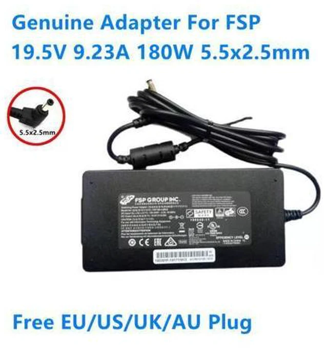 Main image of 19.5V 9.23A 180W 5.5x2.5mm FSP FSP180-AJBN3 AC Power Adapter For MAG-15 XNE15E19 EG-LP5-BK Laptop Power Supply Charger