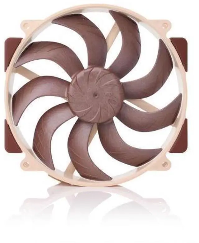 Alt view image 2 of 5 - Noctua NF-A14x25r G2 PWM Sx2-PP, Push-Pull Set of two Premium-Quality Quiet 140mm PC Fans (Brown)