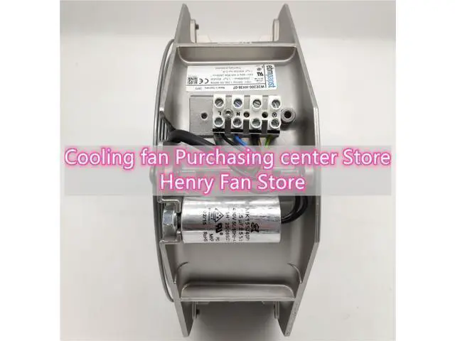 Alt view image 3 of 6 - ebmpapst W2E200-HH38-07 230V 80W Axial fan 22580 Rittal cabinet cooling fan