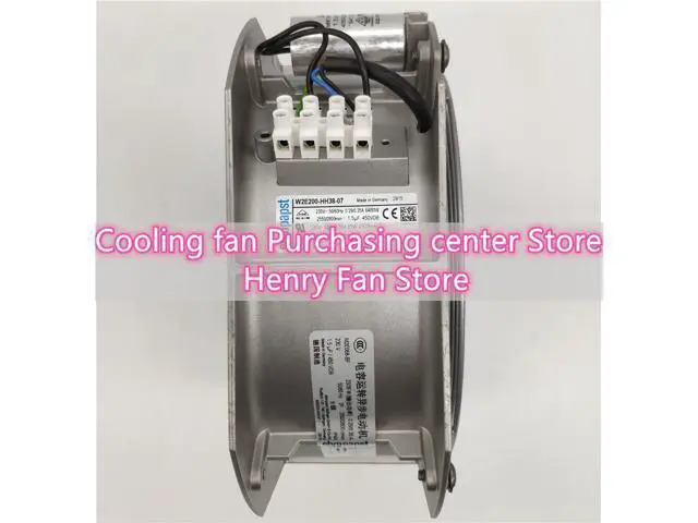 Alt view image 5 of 6 - ebmpapst W2E200-HH38-07 230V 80W Axial fan 22580 Rittal cabinet cooling fan