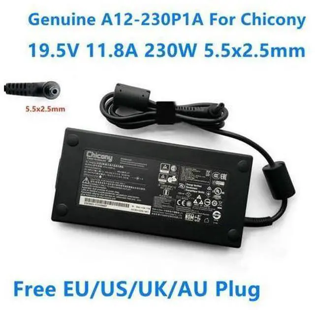 Main image of OIAGLH Chicony A12-230P1A 19.5V 11.8A 230W A230A011L AC Adapter For GS65 GS75 P65 9SG P75 CLEVO hasee Laptop Power Charger