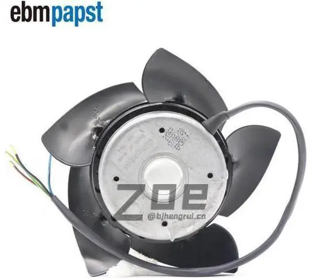 Alt view image 5 of 7 - Ebmpapst A2D160-AB22-06 400V/480V 2800/3350min-1 43/54W Straight Blades Single-intake AC Axial Imppler Industrial Cooling Fans