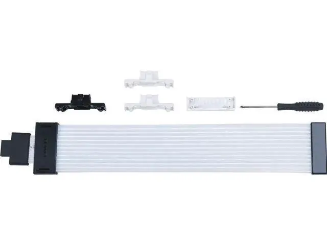 Alt view image 6 of 6 - LIAN-LI STRIMER Wireless 24 Pin and LIAN-LI STRIMER Wireless 12+4pin wide (12 Light Guides) Addressable RGB GPU Power Extension Cable Combo,Included Wireless Transmitter