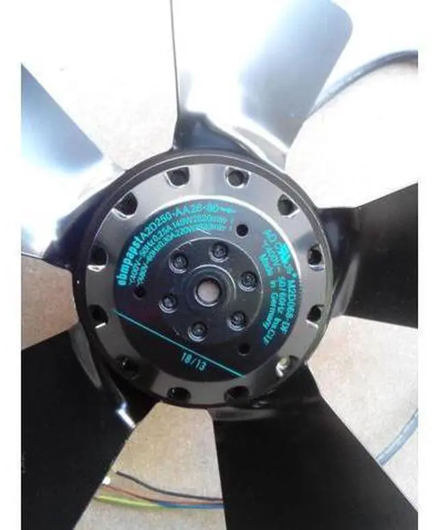Alt view image 6 of 7 - Ebmpapst Axial Fan A2D250-AA26-80 M2D068-DF 400V 250mm Cooling Fans