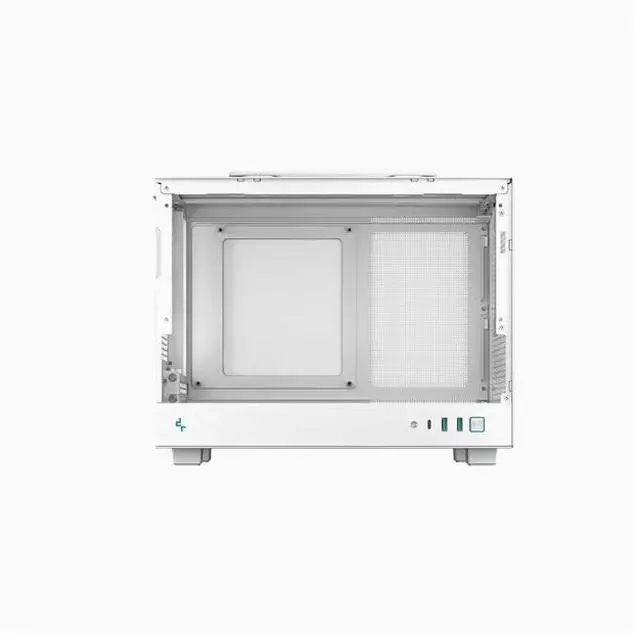 Alt view image 2 of 5 - Jiu Zhou Feng sheng  Ch260 computer case - portable and lizhtweizht, featuring hizh air cooling, laree dmesh on the side for liehttransmission, and a compact design.