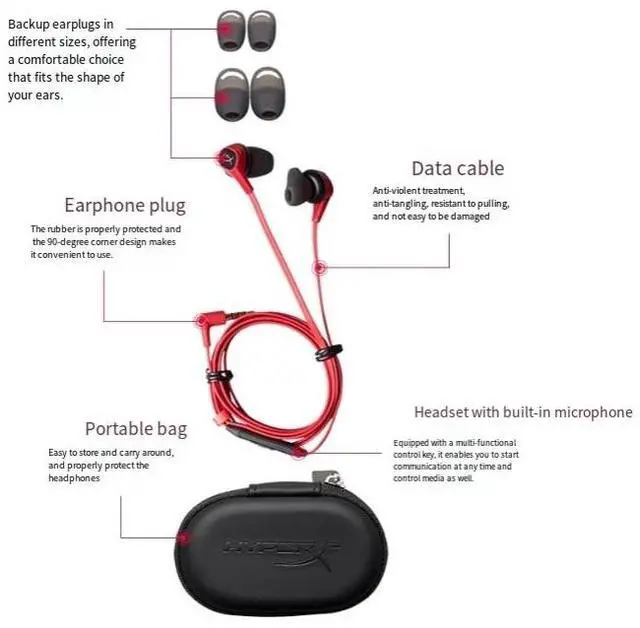 Alt view image 2 of 4 - Comfort is the ultimate goal.Comfort has long been ingrained in the DNA of HyperX headphones.The headband and ear cushions are filled with HyperX's signaturememory foam on the inside, and are covered