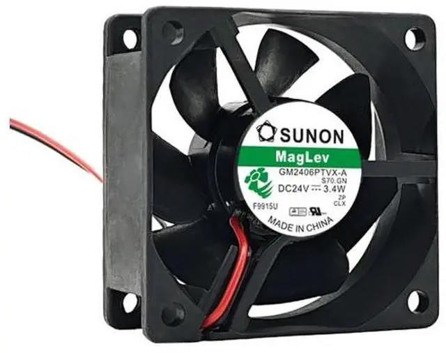 Alt view image 2 of 4 - Original SUNON GM2406PTVX-A, 24V,3.4W, 6025, 6CM, ultra quiet,2-wire, coolingfan