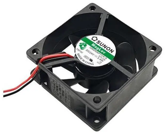 Alt view image 3 of 4 - Original SUNON GM2406PTVX-A, 24V,3.4W, 6025, 6CM, ultra quiet,2-wire, coolingfan