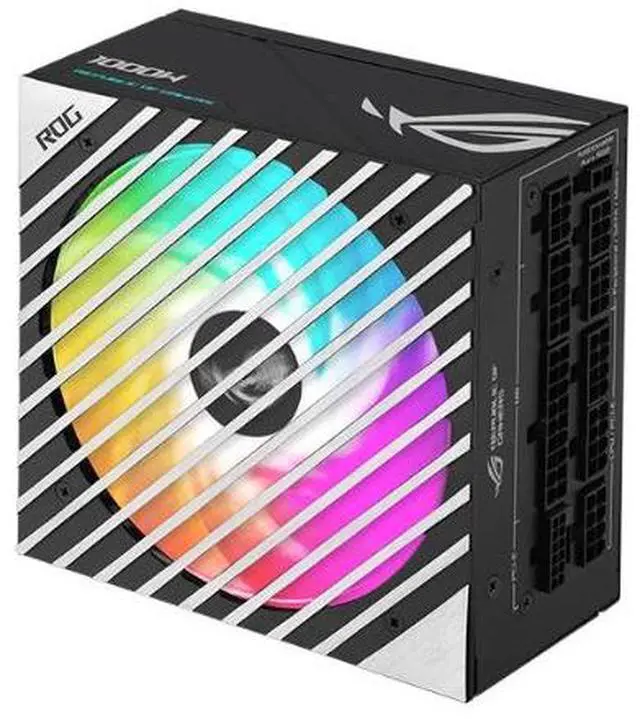 Alt view image 2 of 4 - ROG LOKl Loki 1000W power supply for DlY computer build, desktop computer with platinum certificationPCle 5.0, synchronized light display screen, all Japanese capacitor modules, motherboard by ASUS,