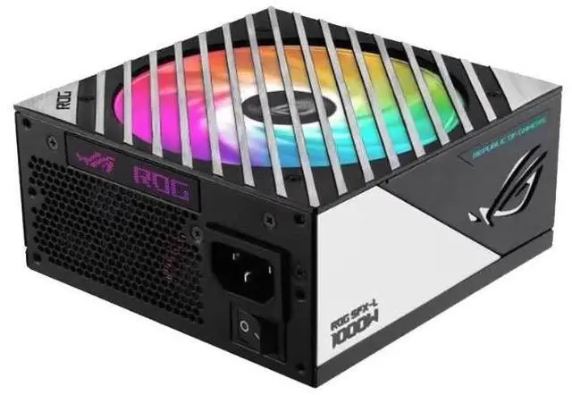 Main image of ROG LOKl Loki 1000W power supply for DlY computer build, desktop computer with platinum certificationPCle 5.0, synchronized light display screen, all Japanese capacitor modules, motherboard by ASUS,