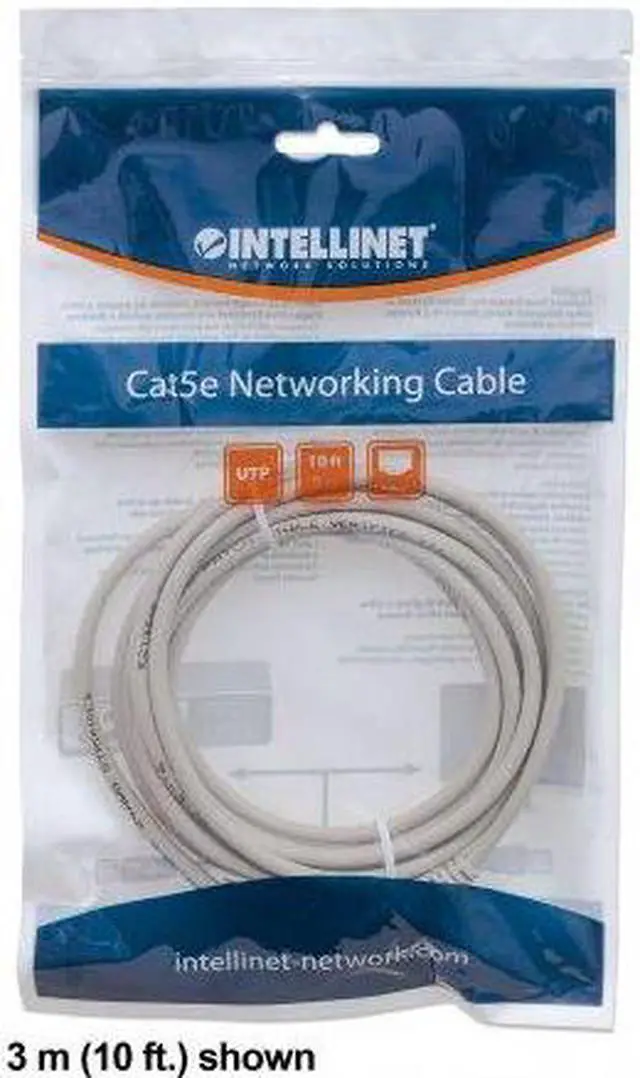 Alt view image 4 of 7 - Intellinet Network Cable, Cat6, UTP, RJ45 Male / RJ45 Male, 0.6 m (2 ft.), Pink