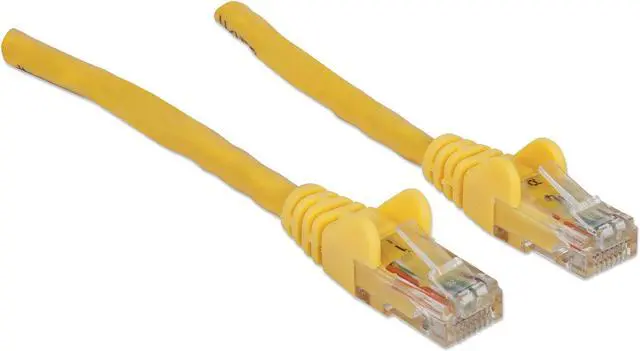 Alt view image 2 of 5 - Intellinet Network Cable, Cat6, UTP, RJ45 Male / RJ45 Male, 0.6 m (2 ft.), Yellow