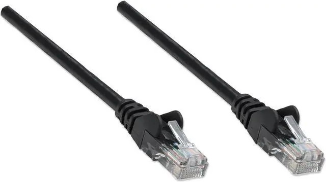 Alt view image 2 of 4 - Intellinet Network Cable, Cat6, UTP, RJ45 Male / RJ45 Male, 22.5 m (75 ft.), Black