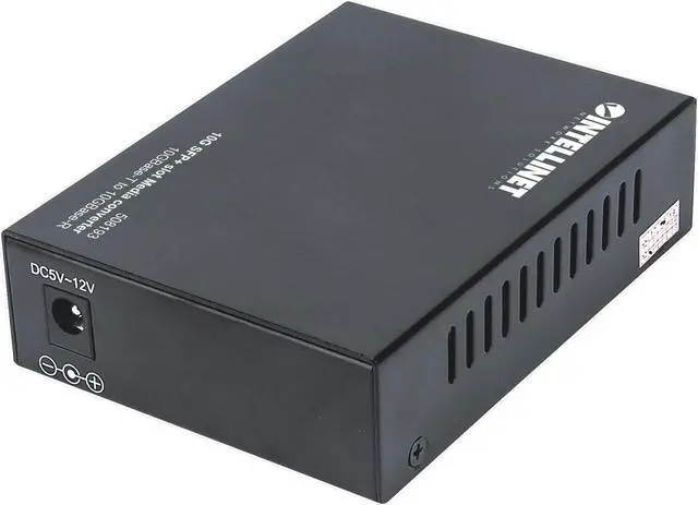 Alt view image 3 of 5 - Intellinet 10GBase-T to 10GBase-R Media Converter, 1 x 10 GB SFP+ Slot, 1 x 10GB RJ45 Port