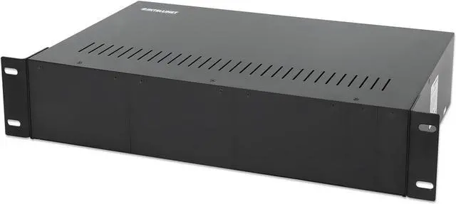 Main image of Intellinet 14-Slot Media Converter Chassis, Includes redundant power supply, 19" rackmountable, 2U