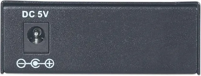 Alt view image 9 of 9 - Intellinet Fast Ethernet WDM Bi-Directional Single Mode Media Converter, 10/100Base-TX to 100Base-FX (SC) Single-Mode, 20 km (12.4 mi.), WDM (RX1550/TX1310)