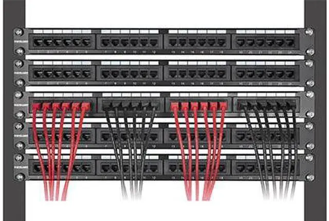 Alt view image 6 of 7 - Intellinet Cat8.1 U/FTP Slim Network Patch Cable, 1.5 ft., Red, 10-Pack, 40G, 2 GHz, 100% Copper, 30 AWG, RJ45, Stranded, Snag-free, Gold-plated Contacts