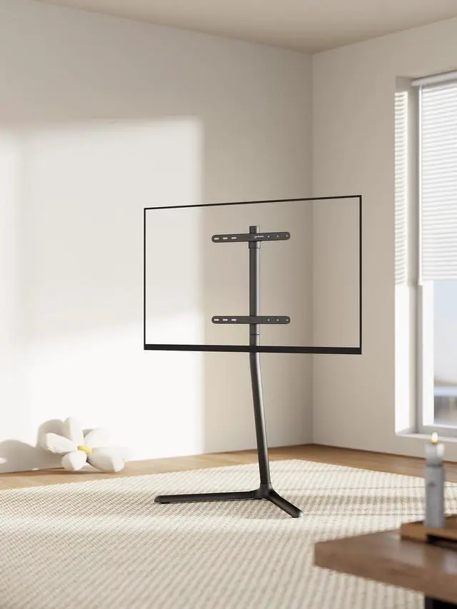 Alt view image 3 of 7 - Portable Height-Adjustable Swivel TV Stand - Stylish, Versatile Mount for 32-70 TVs with Cable Management & Safety Features - 462631