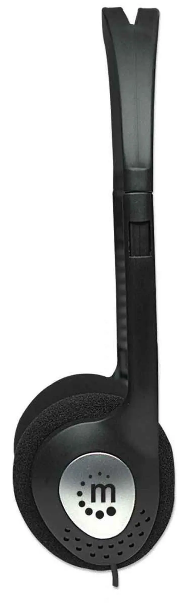 Alt view image 4 of 4 - On-Ear Wired Stereo Headphone - Long 6ft Cable, Single 3.5mm Plug, Lightweight, Adjustable Headbandfor Walkman, CD Player, Computer -177481