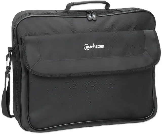Alt view image 19 of 19 - Manhattan Cambridge Carrying Case (Briefcase) for 17.3" Apple Notebook - Black - Weather Resistant, Spill Resistant, Wear Resistant, Bump Resistant, Scratch Resistant, Anti-slip Shoulder Strap -