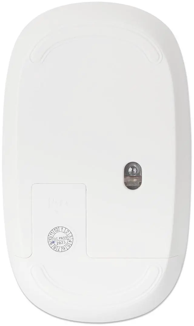 Alt view image 7 of 7 - MANHATTAN Wireless Mouse, 2.4G with USB-A Plug Slim Portable Computer Mouse with Nano Receiver for PC, Laptop, Computer, Notebook (White) - 190329