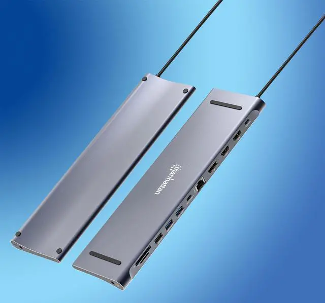 Alt view image 13 of 14 - USB-C DOCK/HUB/READER 10-PORT