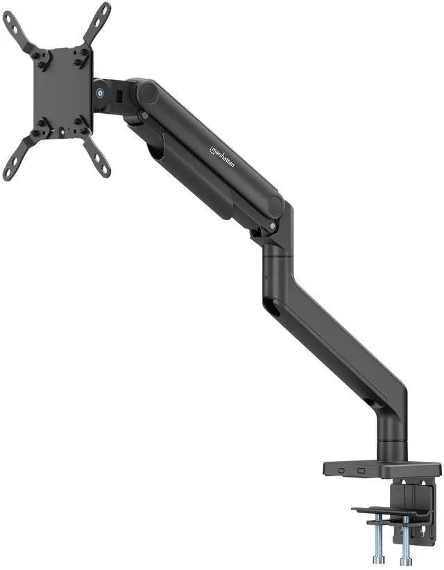 Alt view image 9 of 14 - Manhattan Heavy-Duty Aluminum Mechanical Spring Single Monitor Desk Mount Holds One 17" to 49" Monitor up to 20 kg (44 lbs.), Black