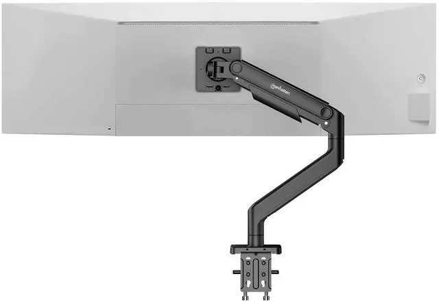 Alt view image 14 of 14 - Manhattan Heavy-Duty Aluminum Mechanical Spring Single Monitor Desk Mount Holds One 17" to 49" Monitor up to 20 kg (44 lbs.), Black