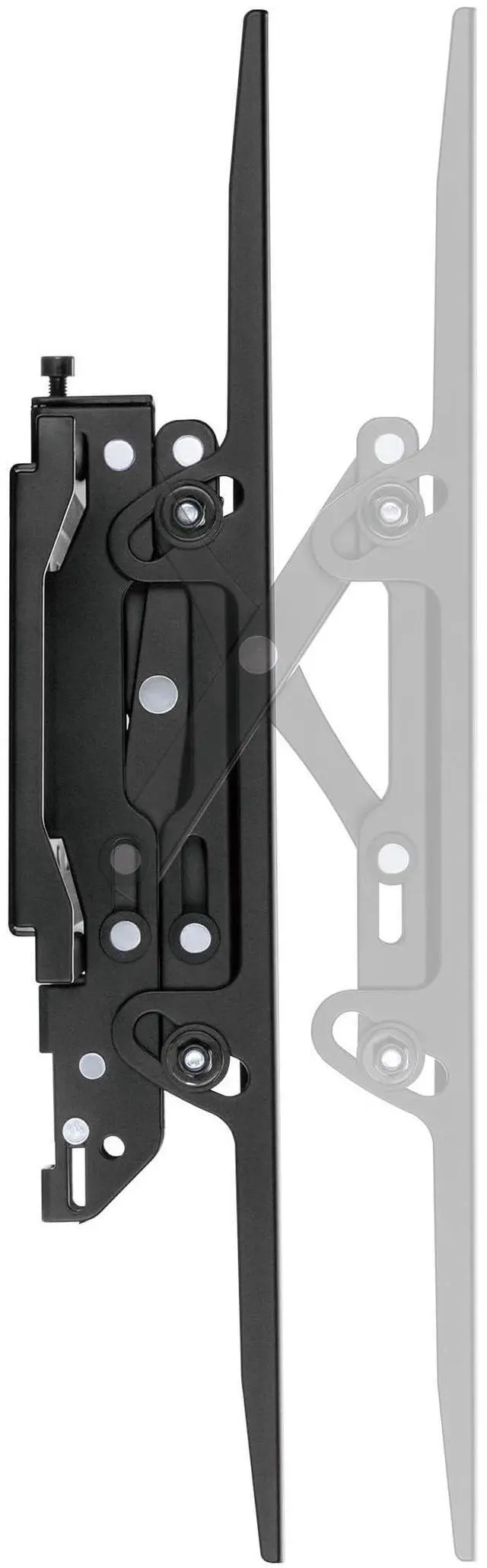 Alt view image 14 of 14 - Manhattan Anti-Theft Tilting TV Wall Mount with Extension -  Extends 75 to 136 mm (2.94 to 5.34 in.), Black