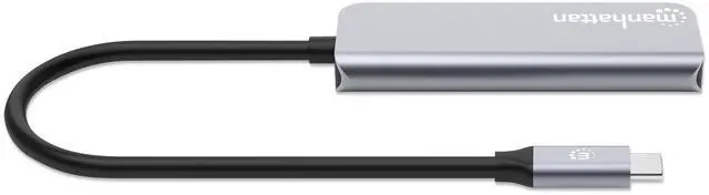 Alt view image 3 of 7 - Manhattan USB-C PD 4-in-1 Docking Station: Transform Devices with 4K HDMI, 100W Charging, and USB-A Ports for Laptops, Tablets, and Phones - 190428