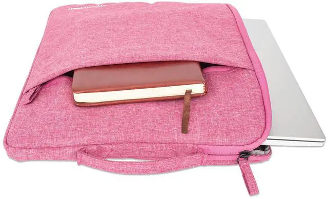Alt view image 9 of 11 - Manhattan Seattle 15.6 Inch Laptop Sleeve - Coral