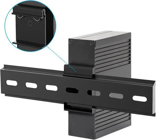 Alt view image 5 of 5 - Intellinet Industrial Gigabit PoE++ Extender, One 80 W Port, Extends PoE up to 100 m (328 ft.), IEEE 802.3bt (4PPoE) Compliant, IP30-rated Metal Housing, DIN-rail Mount