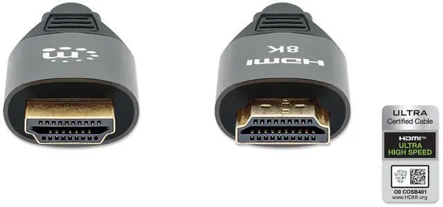 Alt view image 6 of 7 - HDMI CABLE ETHERNET 1M 8K/60HZ