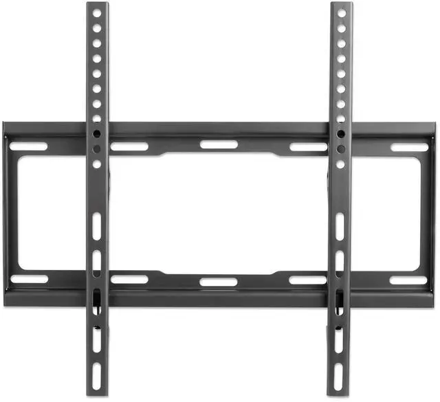 Alt view image 3 of 7 - Manhattan Low-Profile Fixed TV Wall Mount for 32-65 Inch Screens, VESA Compatible, Heavy-Duty Steel, Ideal for Home & Office, Holds up to 88 lbs - 460934