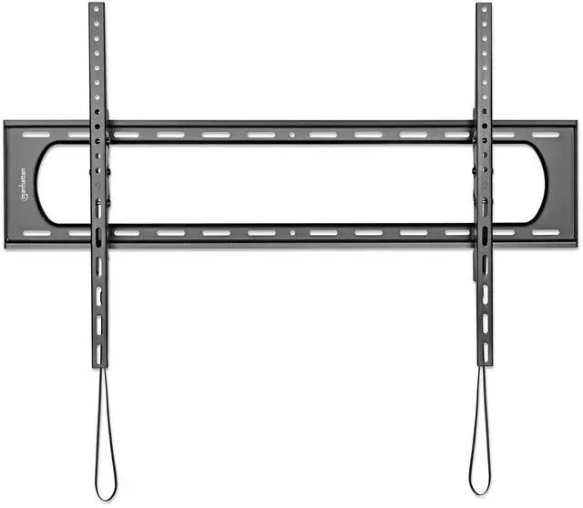 Alt view image 2 of 7 - Manhattan Heavy-Duty Large-Screen Tilting TV Wall Mount Holds One 60" to 120" TV up to 264 lbs., +/-10° Tilt, Black - 461931