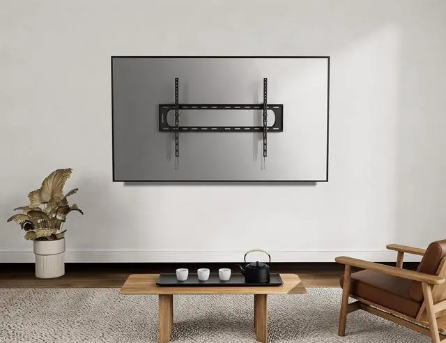 Alt view image 3 of 7 - Manhattan Heavy-Duty Large-Screen Tilting TV Wall Mount Holds One 60" to 120" TV up to 264 lbs., +/-10° Tilt, Black - 461931