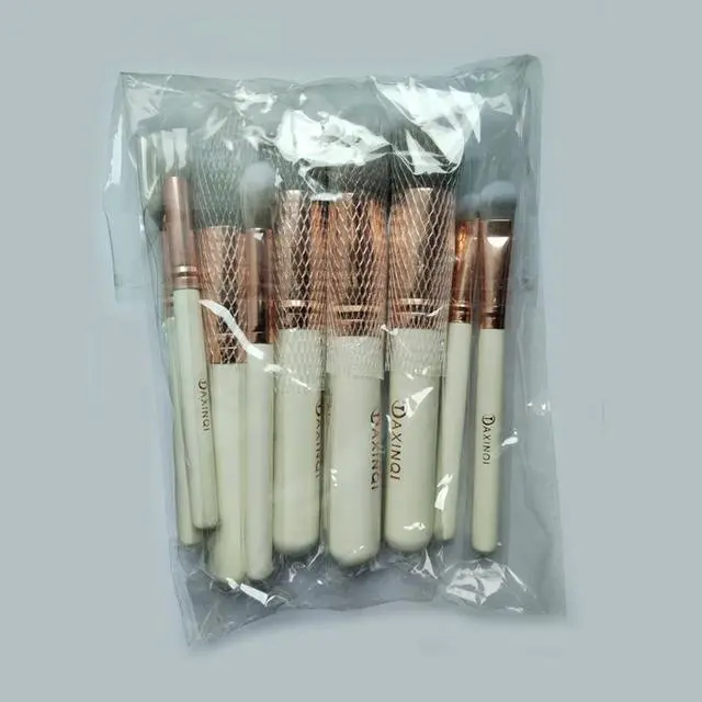 Alt view image 7 of 7 - White 10pcs Makeup Brush Set Powder Eye brushes Beauty Makeup Tool