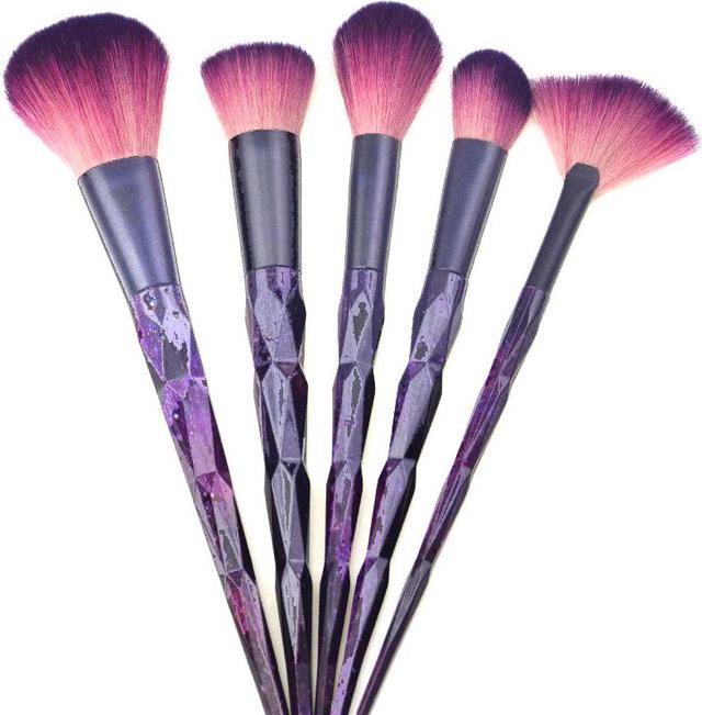 Alt view image 5 of 7 - Luxury 12PSC Starry Sky Diamond Glitter Handle Makeup Brush Set Powder Blush Brush Eye brushes Beauty Makeup Tools