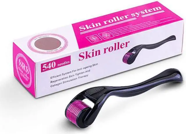 Main image of Micro derma roller for skin 540 Micro Needle Scar Derma Roller Skin Care Dermarolle (0.2/0.3/0.5/1/1.5/2.5mm) 1.5mm