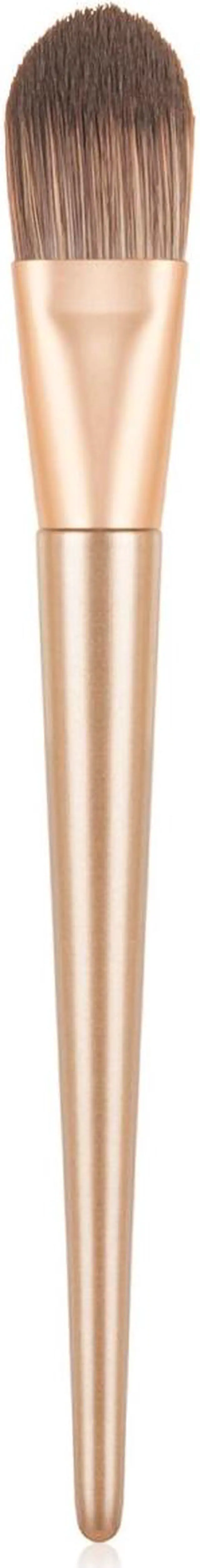 Main image of Unique Champagne Gold Foundation Makeup Brush Beauty Cosmetic Tool