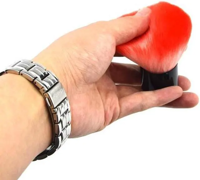 Alt view image 4 of 7 - Professional Single Mushroom Soft Hair Nail Art Dust Powder Foundation Blush Makeup Brush Beauty Makeup Tool Brown