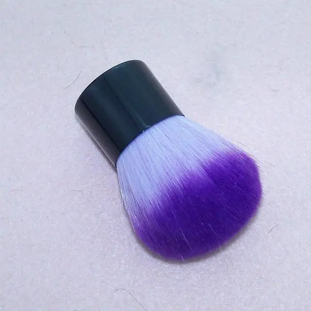 Alt view image 6 of 7 - Professional Single Mushroom Soft Hair Nail Art Dust Powder Foundation Blush Makeup Brush Beauty Makeup Tool Brown